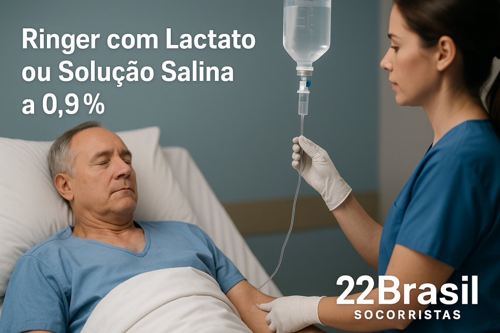 ringer e lactato, soro fisiológico, sepse, ressuscitação volemica,