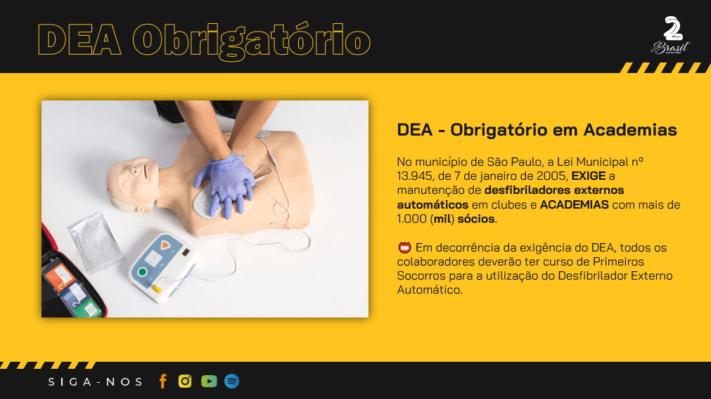 banner. dea, ogrigatoriedade, Lei Municipal nº 13.945, 22brasil socorristas,